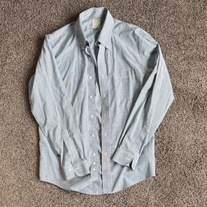 Brooks Brothers Blue Checkered Casual Shirt